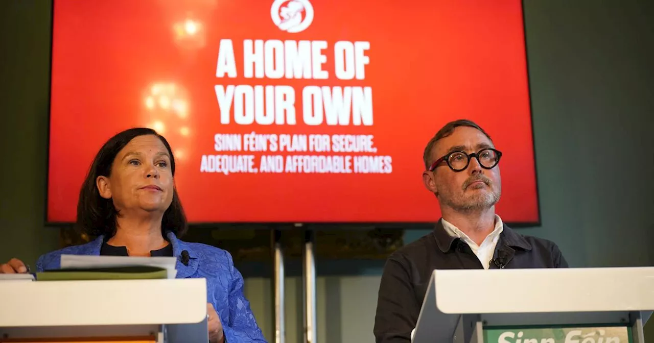 Sinn Féin’s housing plan: €39bn, 300,000 homes delivered, ‘absolutely’ fiscally responsible