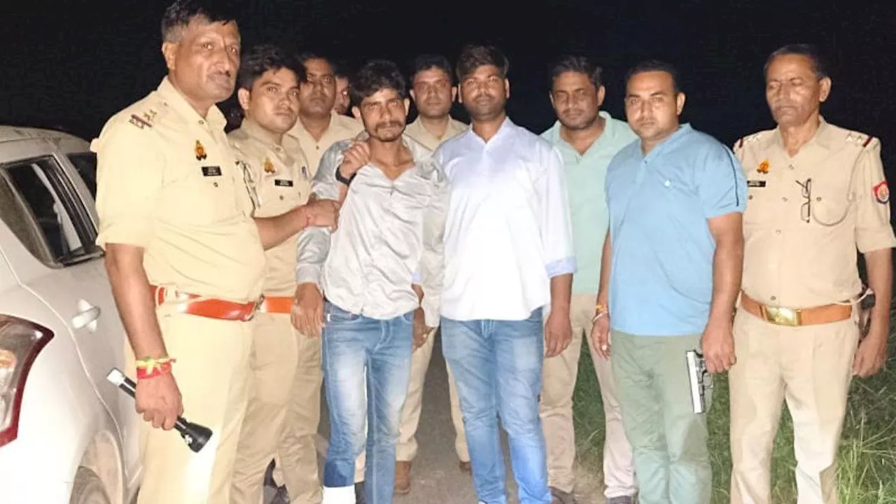 बागपत पुलिस ने मुठभेड़ में गिरफ्तार किया 50 हजार का इनामी बदमाश गौतम, दोहरे हत्याकांड में वांछित था