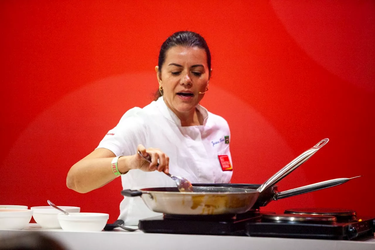 Melhor chef do mundo, Janaína Torres exalta a comida brasileira em receita rápida com milho