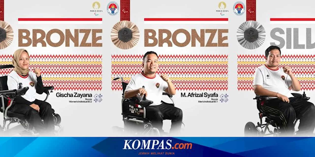 Catat Sejarah, Ini Profil Tiga Atlet Boccia Indonesia Peraih Medali Paralimpiade Paris 2024