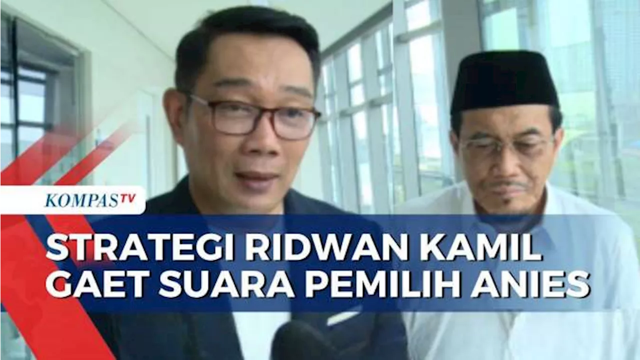 Pilgub Jakarta, Ridwan Kamil Ungkap Gunakan Kampanye Silaturahmi untuk Gaet Suara Pendukung Anies