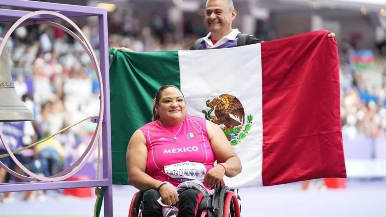 Gloria Zarza, se corona con la medalla de oro en lanzamiento de bala