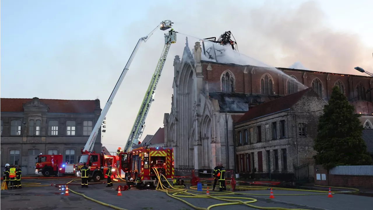 Incendie de l’église de l’Immaculée-Conception à Saint-Omer : déferlements de rumeurs complotistes