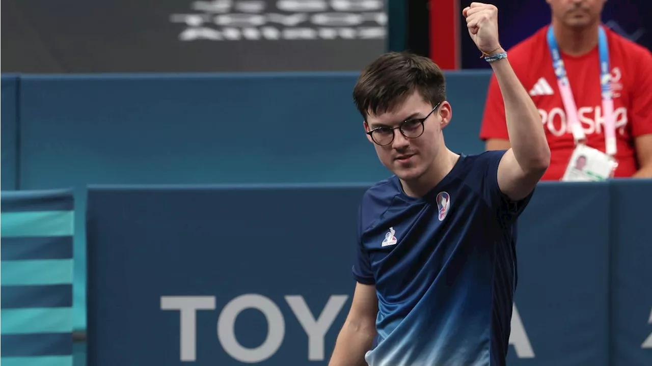 Paralympiques : renversant, le pongiste nordiste Clément Berthier rêve de doubler le plaisir en simple !