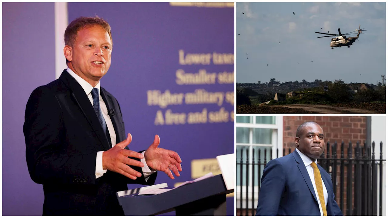 'Student politics': Former Defence Secretary Grant Shapps slams government for suspending arms sales to Israel