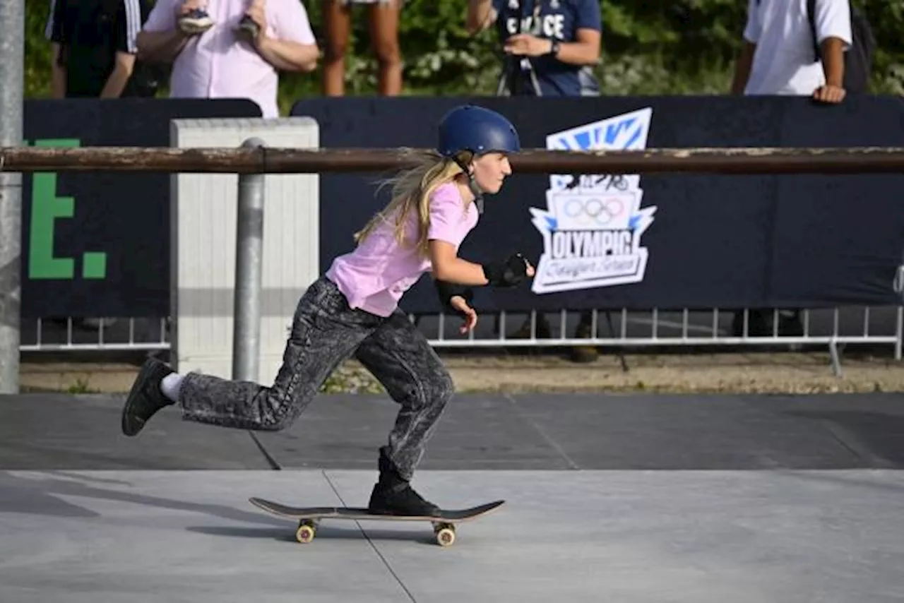 Lucie Schoonheere et Joseph Garbaccio aux World Skate Games de Rome, pas Giraud et Milou