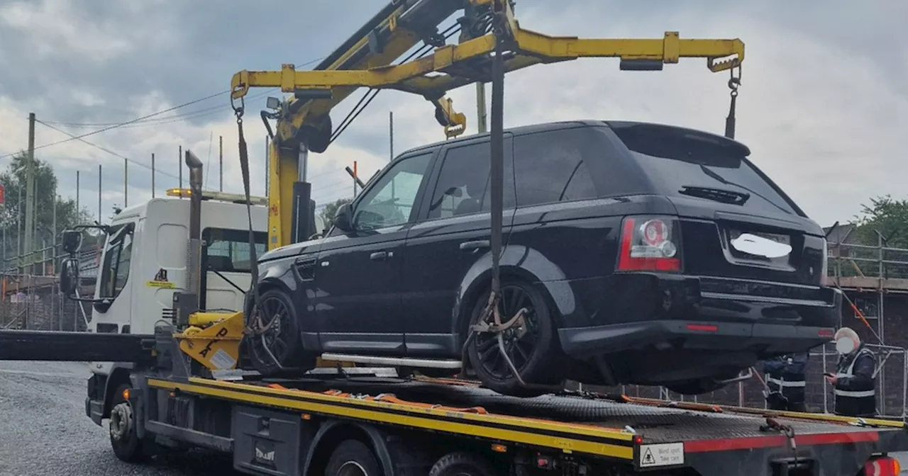 DVLA seize huge Range Rover and 15 other cars in parking road tax crackdown