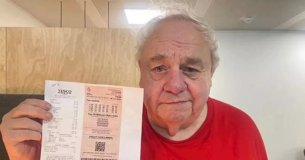 EuroMillions winner, 71, forced to live 'out of food banks' after payout delay