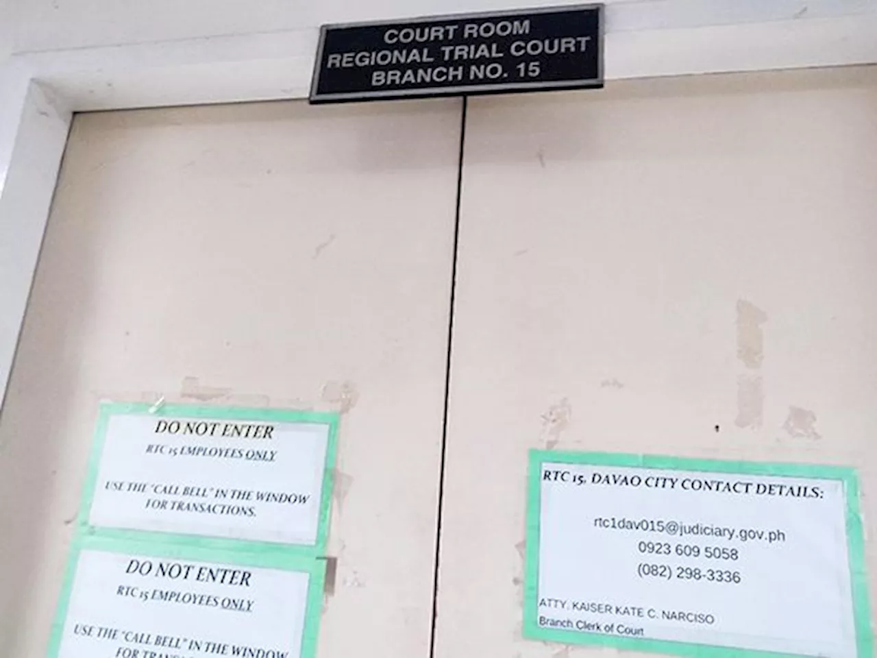 Davao City court has jurisdiction to issue TPO for KOJC