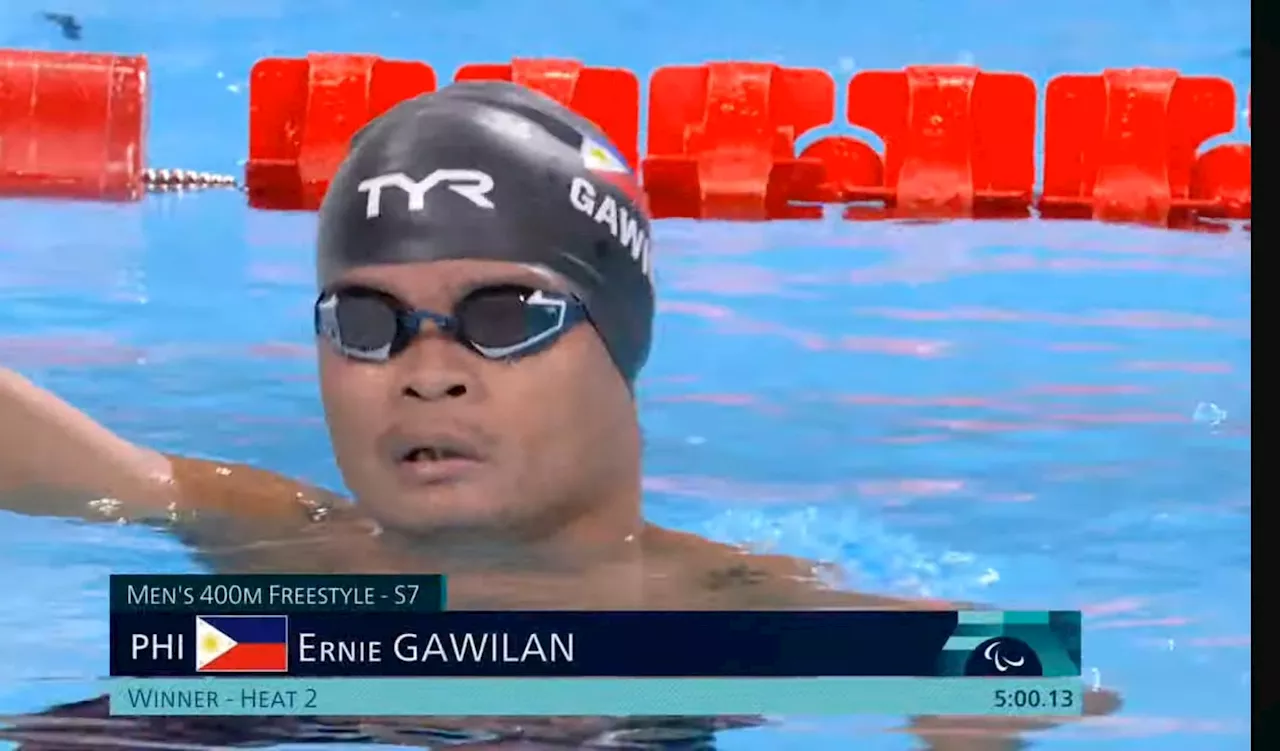 Para swimmer Ernie Gawilan enters Paris finals