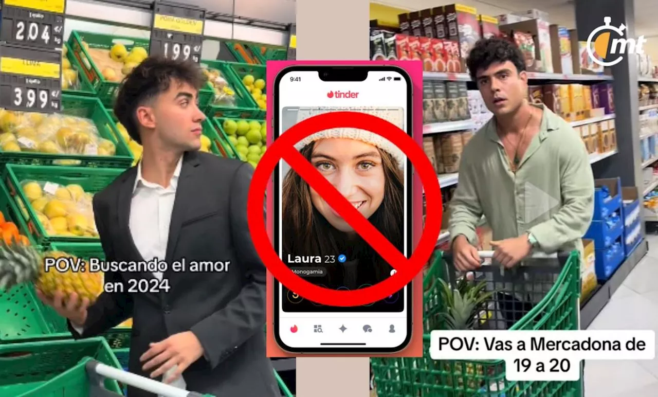 ¡Bye Tinder! Generación Z crea nueva forma de ligar en supermercados y se hacen viral