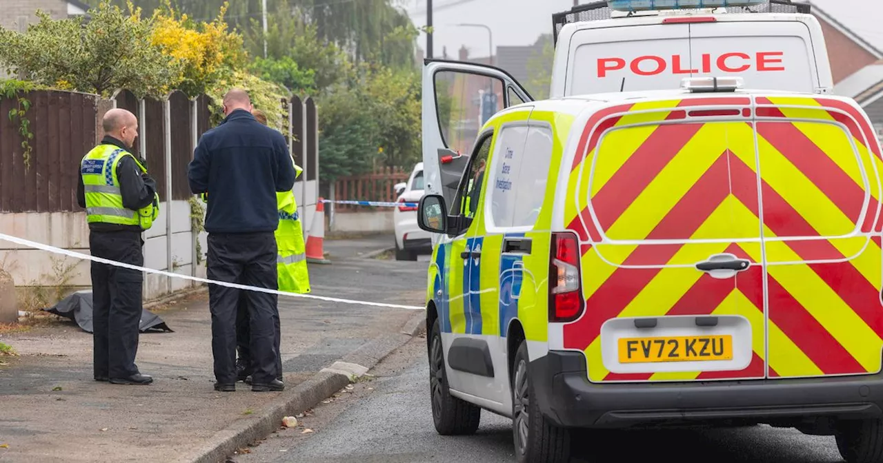 Police tape off Greater Manchester street after lung found