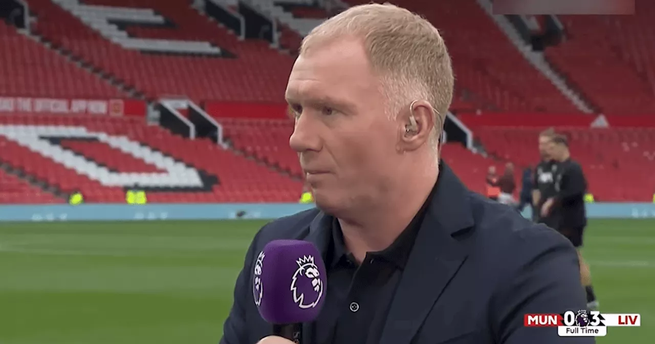 Paul Scholes highlights one major 'worry' for Man Utd after Liverpool defeat