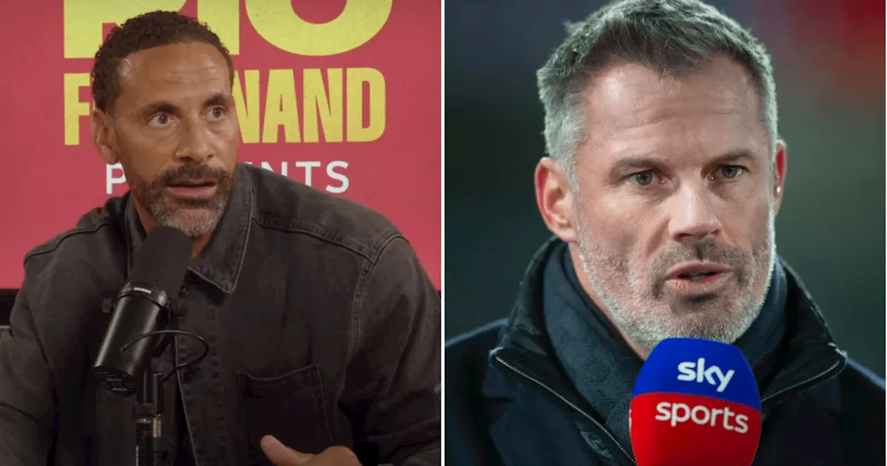 Rio Ferdinand aims dig at Jamie Carragher for ‘disrespecting’ Man Utd star