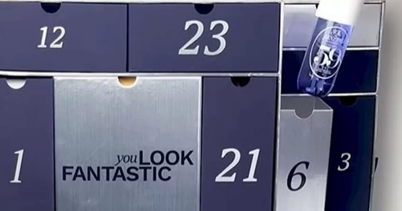 Christmas Inside LookFantastic's 2025 beauty advent calendar worth