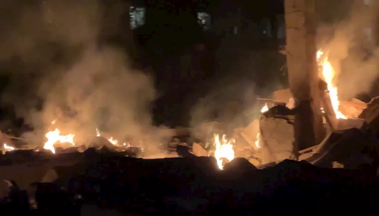 Explosions Rock Kyiv as Russian Missiles Strike Orphanage in Sumy