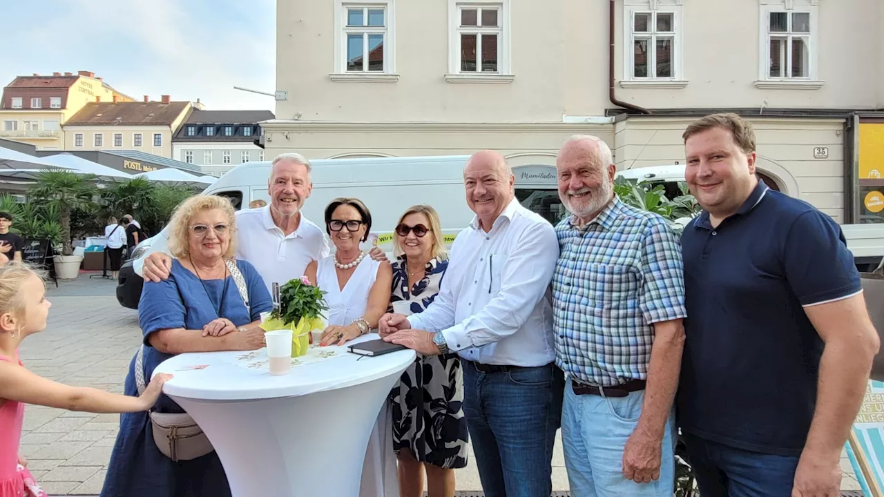 Das letzte Prost bei der Fassl-Tour