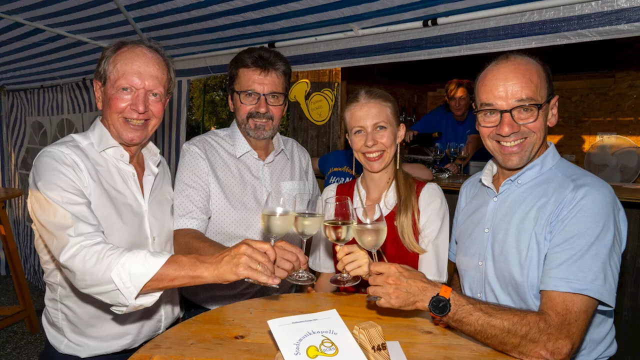 Horner Stadtmusikkapelle lud zum Heurigen