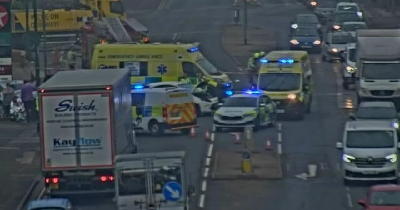 Nottingham Meadow Lane live updates as emergency services called to crash at busy junction