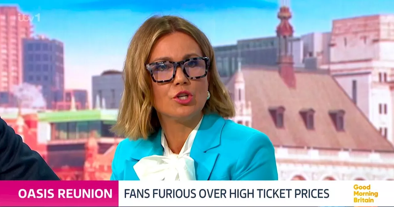 Susanna Reid fumes over Oasis ticket struggle in angry message during GMB return