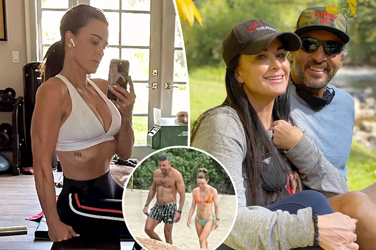 Kyle Richards shows off gym progress amid estranged husband Mauricio Umansky's new romance