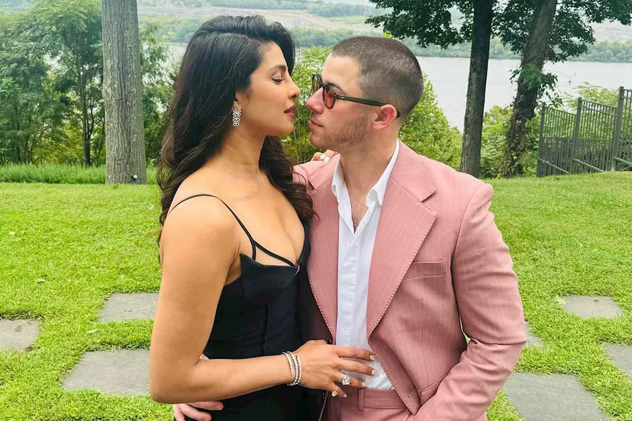 Nick Jonas and Priyanka Chopra Share Loved Up Photo from Family Wedding