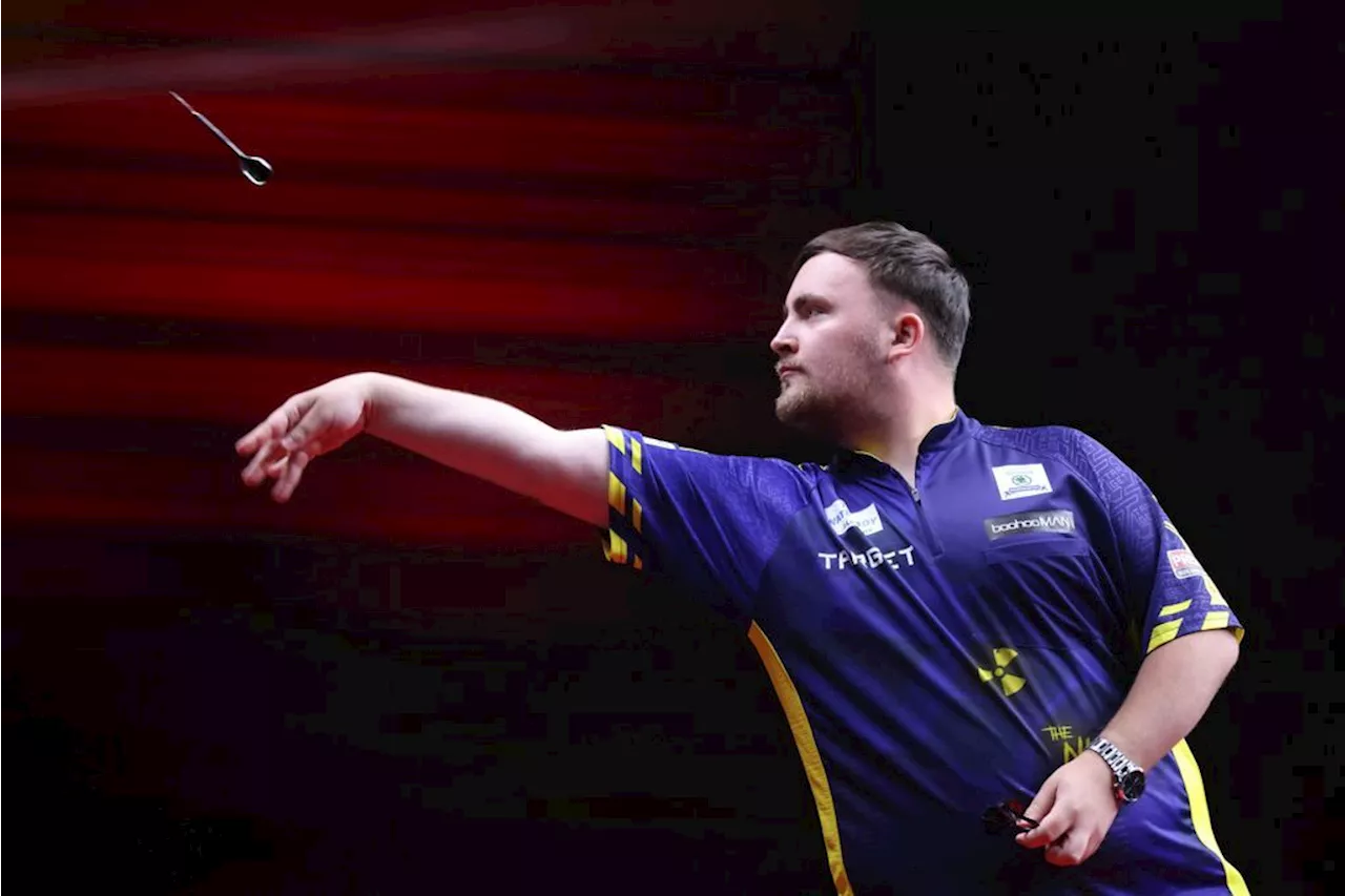 Luke Littler weint nach Finalniederlage bei German Darts Championship auf Bühne