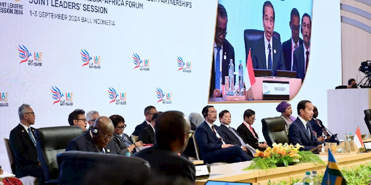 Jokowi Pamer Kesepakatan Bisnis Indonesia-Afrika Capai Rp54,4 T di IAF 2024