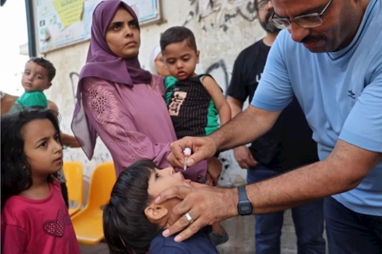 Gaza: 86.000 vaccins administrés au 1er jour de la campagne de vaccination contre la polio