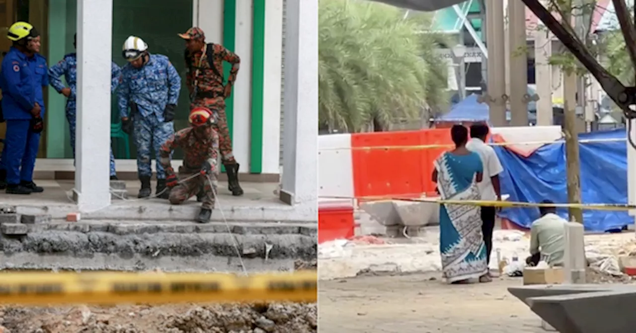 KL Sinkhole Victim's Family Performs Last Rites At The Site After Search Called Off