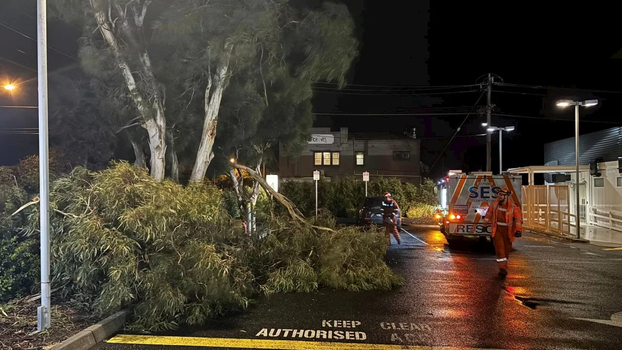 Clean-up begins as thousands without power and homes damaged by wild weather