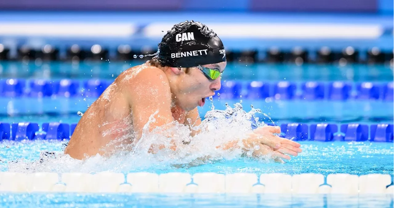 Swimmer Nicholas Bennett wins Canada's first Paralympic gold medal in Paris.