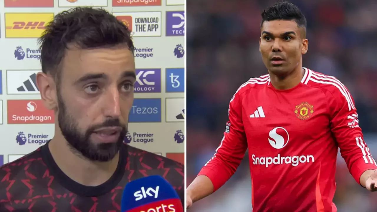 Bruno Fernandes makes his feelings clear on Casemiro and 'self-inflicted' mistakes after Man Utd humiliation