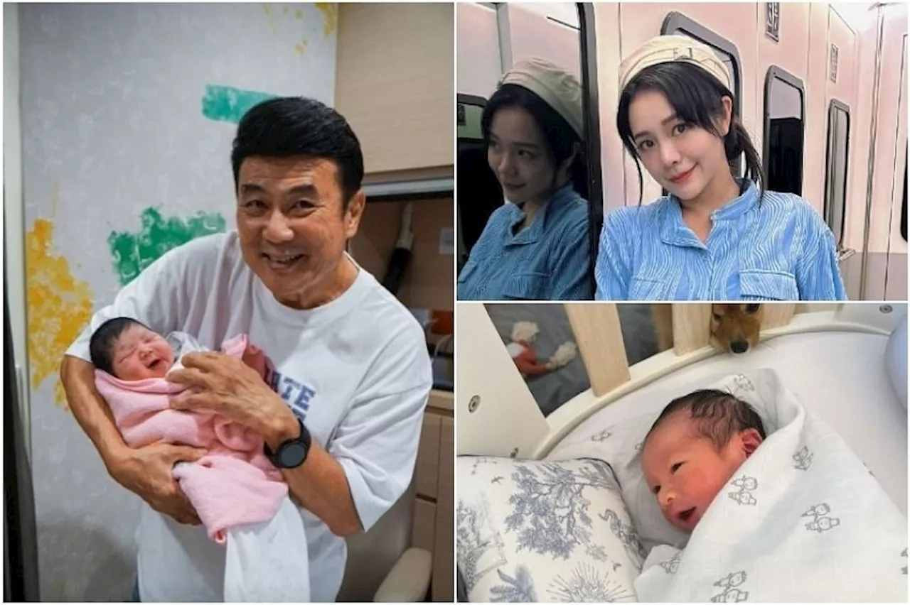 Ah Girls Go Army director Jack Neo welcomes granddaughter; actress Apple Chan gives birth to boy