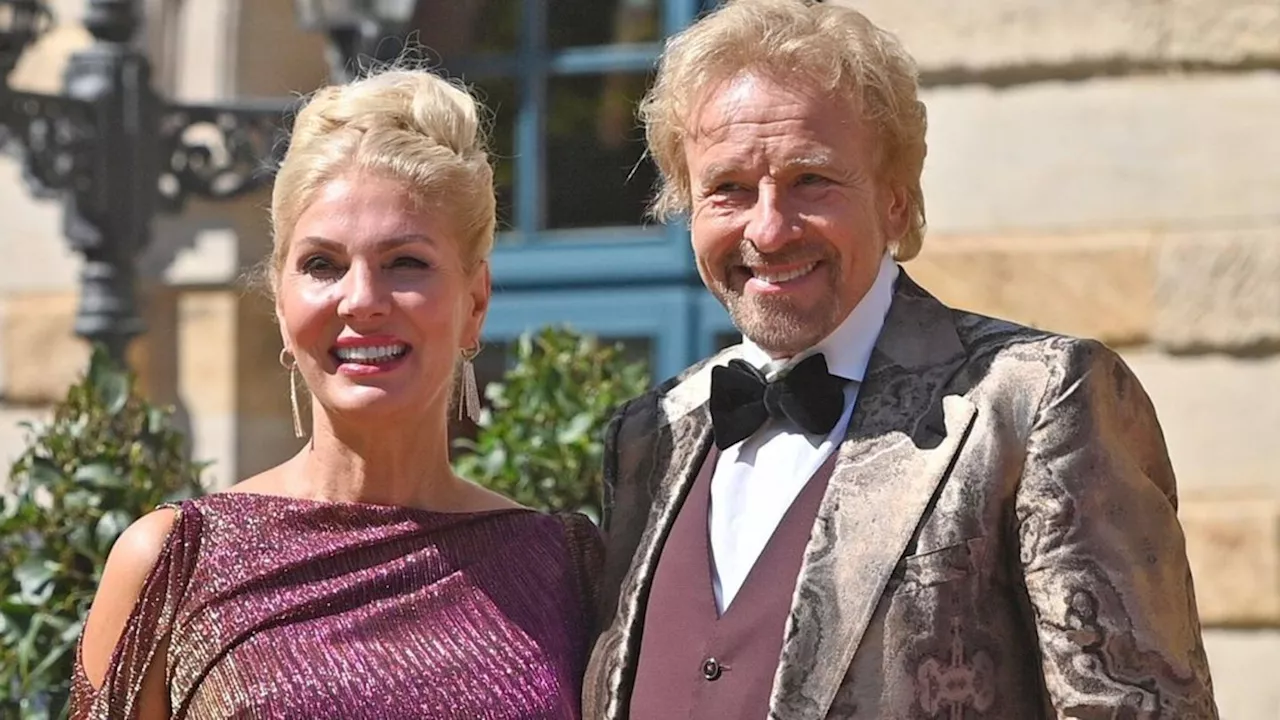 Hochzeit von Thomas Gottschalk und Karina: Zahlreiche Promis gratulieren dem Paar