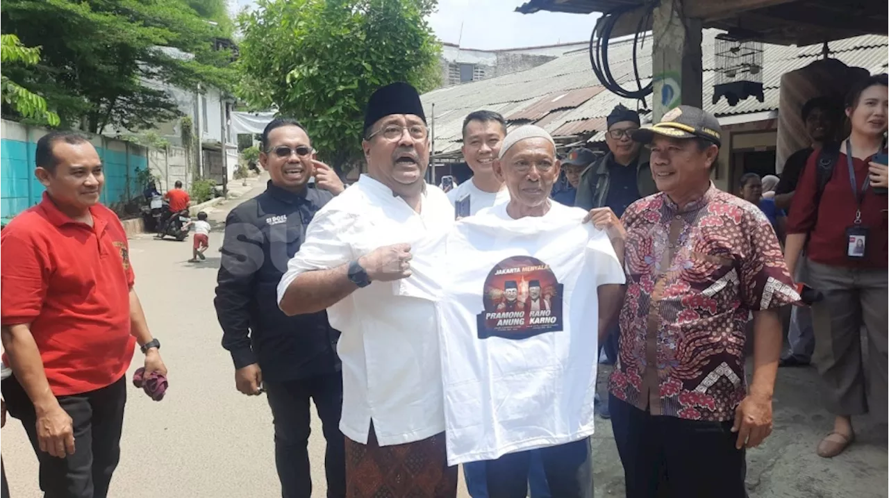 Mulai Blusukan di Perkampungan Lebak Bulus, Rano Karno: Kampung Ini Gak Aneh Buat Saya