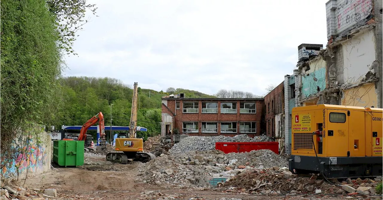 Installation d’un KFC rue Haut-Vinâve à Jemeppe : le chantier de construction a débuté