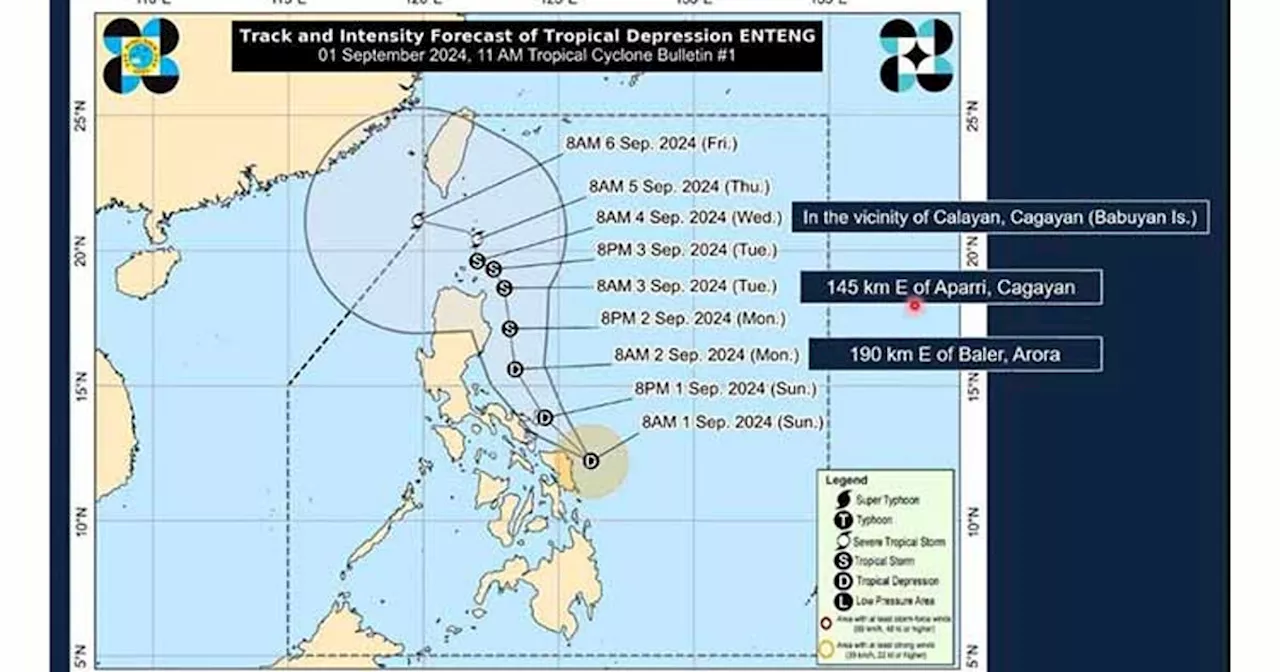 Bagyong ‘Enteng’ mi-landfall