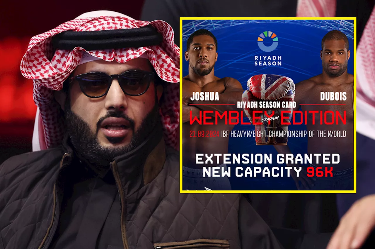 HE Turki Alalshikh promises to drastically lower boxing PPV prices starting with Anthony Joshua vs Daniel...