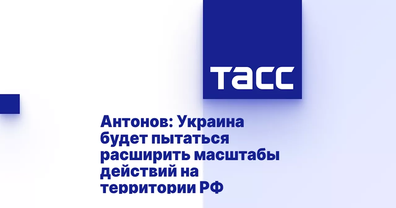 Антонов: Украина будет пытаться расширить масштабы действий на территории РФ