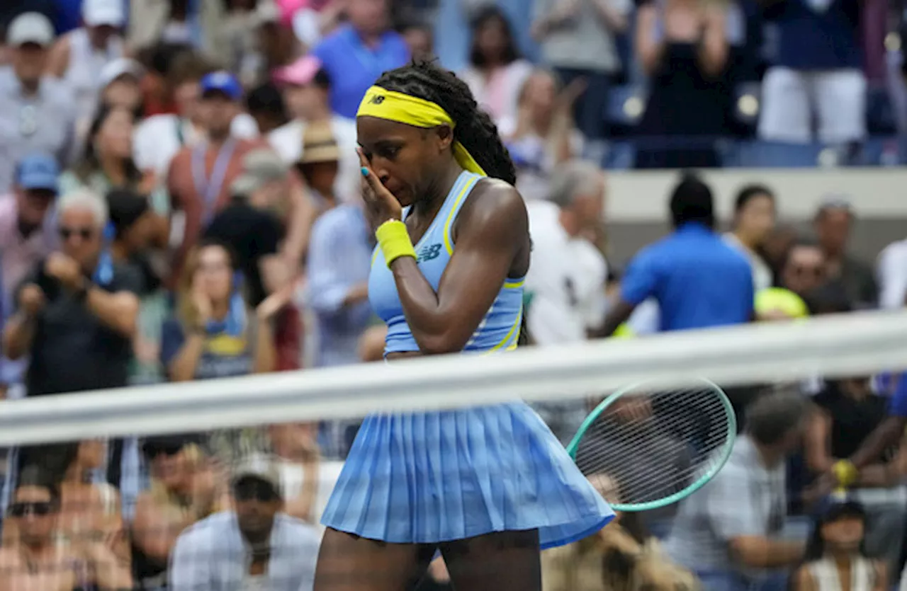 Champion Gauff knocked out of US Open by Navarro, Zheng advances after record 2:15am finish