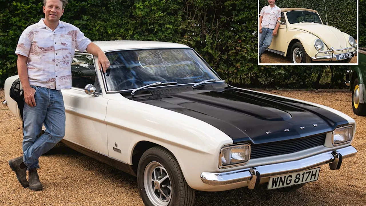 Jamie Oliver selling three retro motors including his ‘go-to’ Ford Capri dubbed ‘one of the most colle...