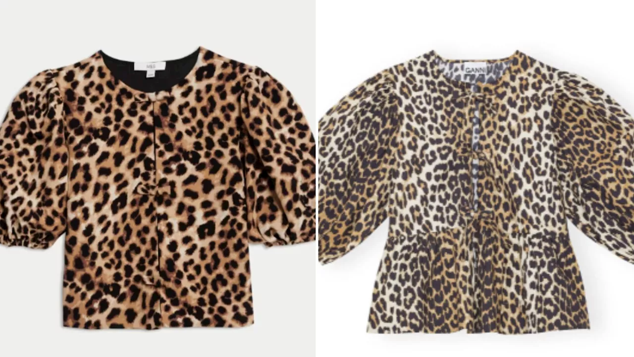 M&S launch animal print puff sleeve top for £35 to rival Ganni