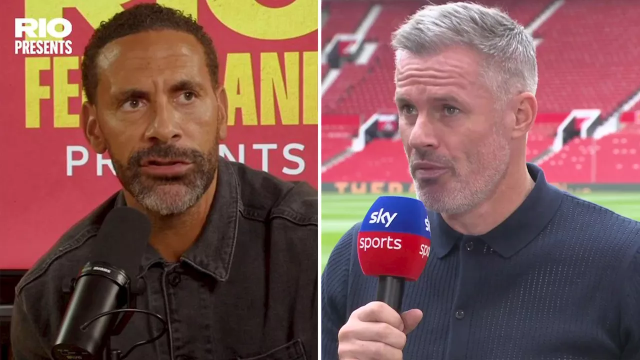 Rio Ferdinand blasts ‘highly disrespectful’ Jamie Carragher for brutal eight-word assessment of Man Utd sta...