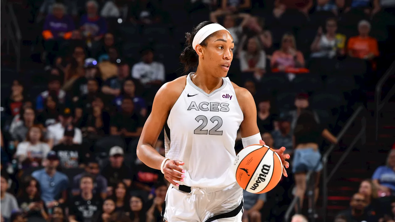 Wilson has 41 points, 17 rebounds as Aces beat Mercury