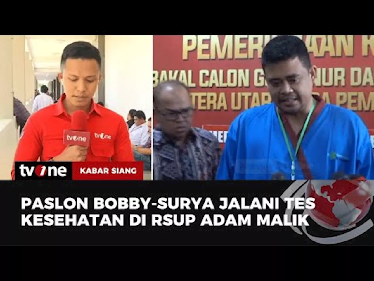 Paslon Bobby Nasution-Surya Jalani Tes Kesehatan di RSUP Adam Malik