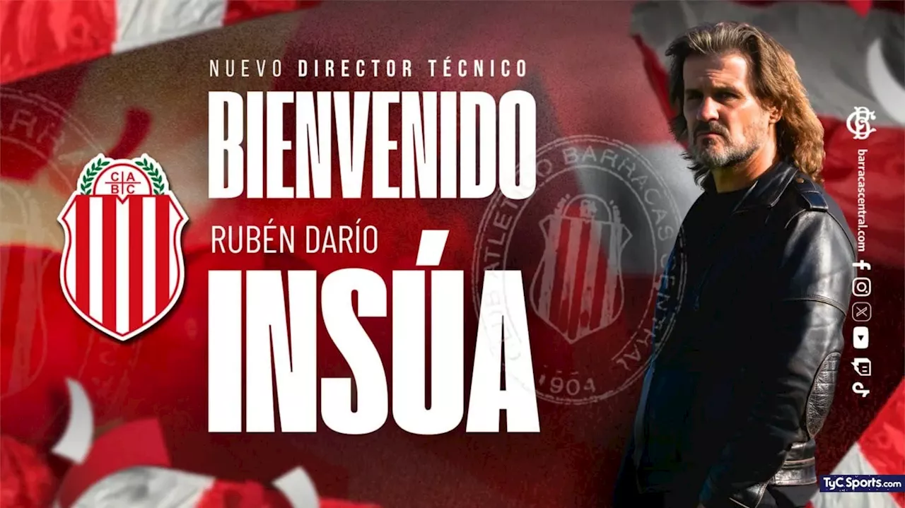 Rubén Darío Insua fue presentado en su nuevo club