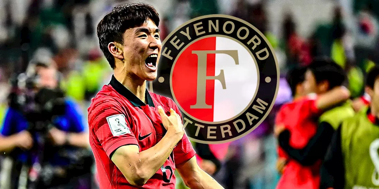 Officieel: Feyenoord versterkt zich met Zuid-Koreaanse spelmaker Hwang