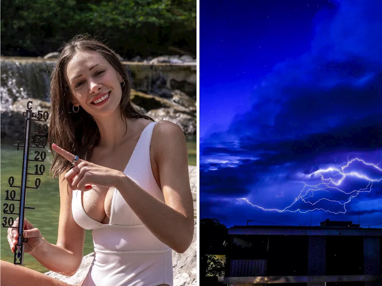 Sonne, Quellwolken und Gewitter: Ein sommerliches Auf und Ab erwartet uns