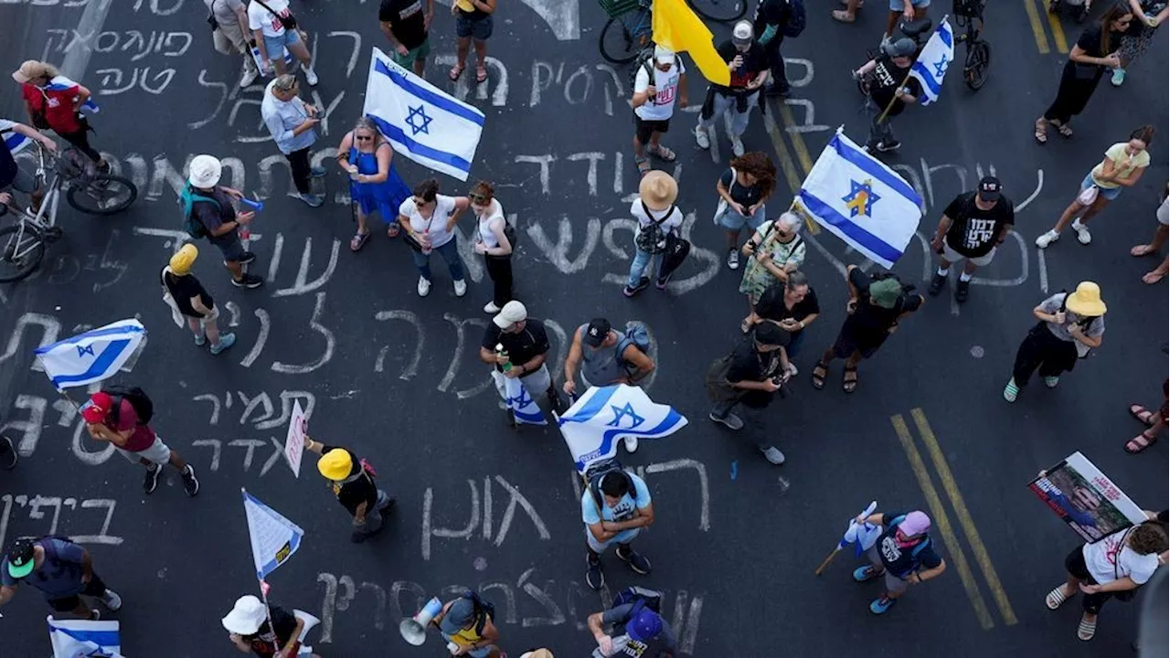 General strike in Israel highlights political divisions after hostages found dead in Gaza